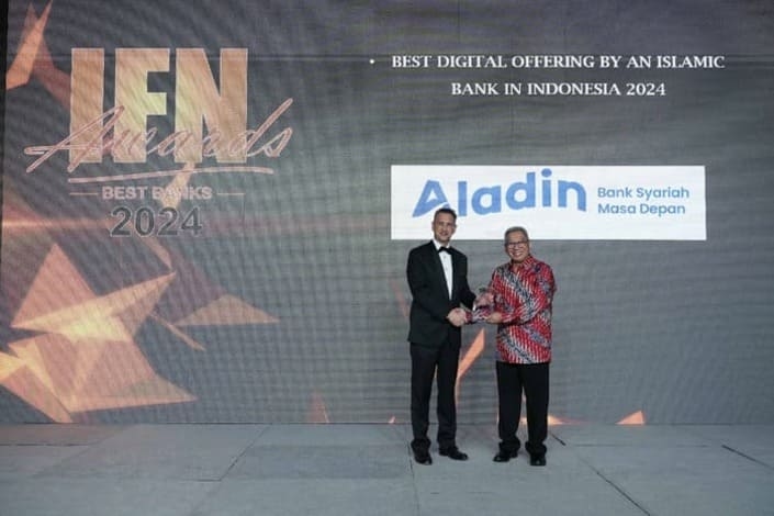 Bank Aladin Syariah Raih Penghargaan “IFN Best Digital Offering by a Bank in Indonesia 2024” di Dubai