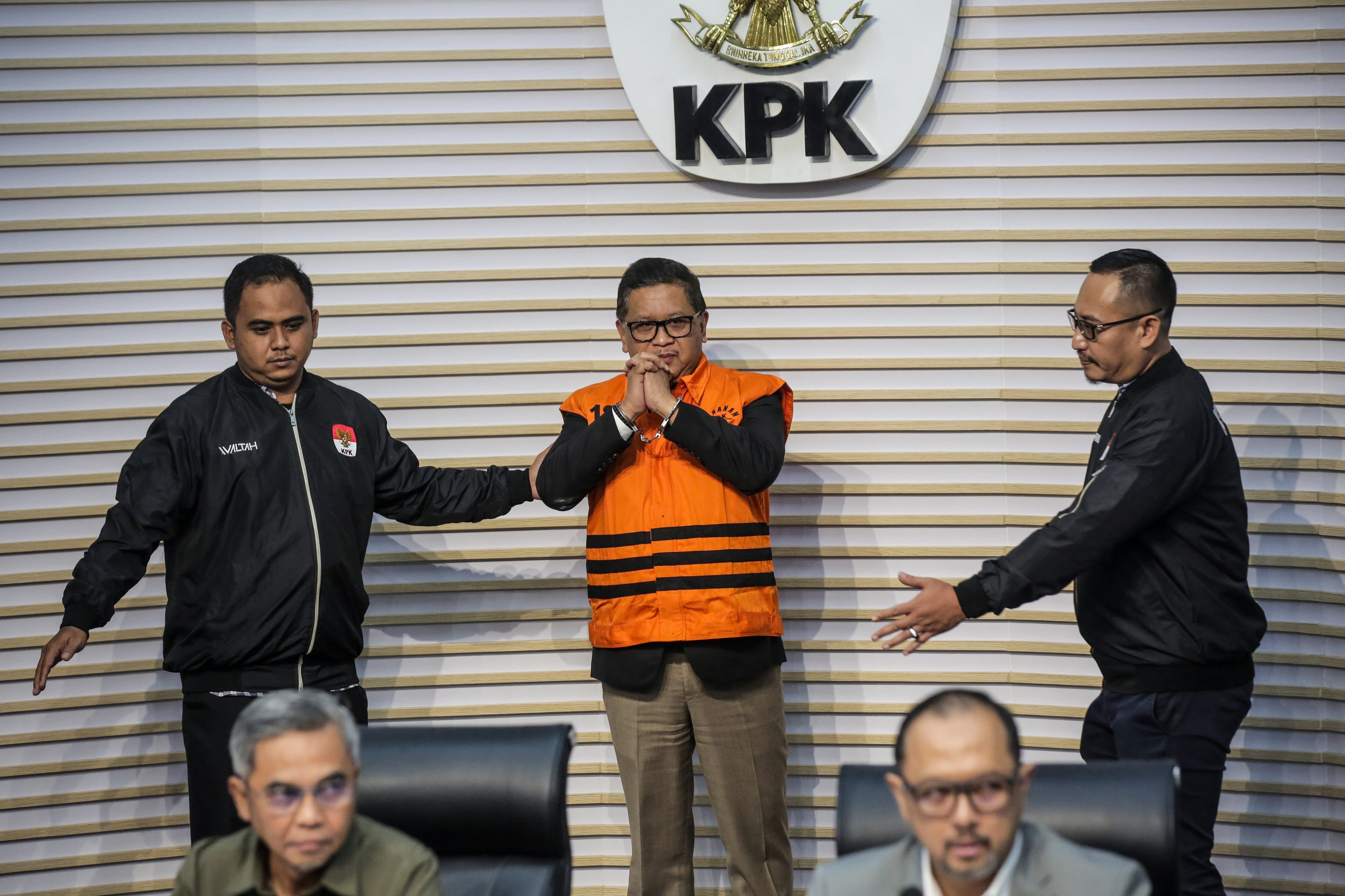 Jadi Tahanan KPK, Hasto Titip Pesan ke Kader PDIP: Jaga Megawati