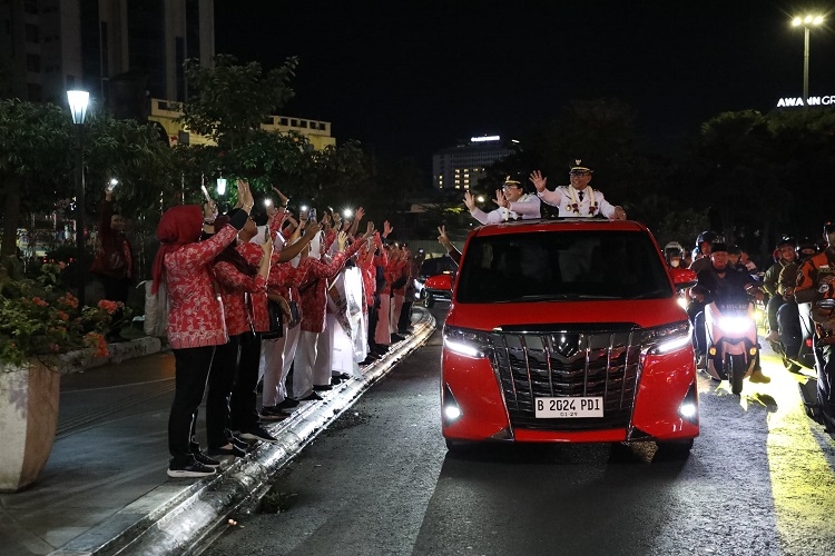 Agustin-Iswar Disambut Ribuan Warga, Komitmen Jalankan Amanah dengan Tanggung Jawab