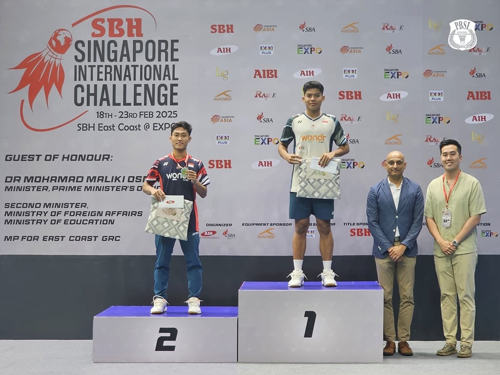Merah Putih Boyong 4 Gelar dari Singapore International Challenge, All Indonesian Final di Tunggal Putra