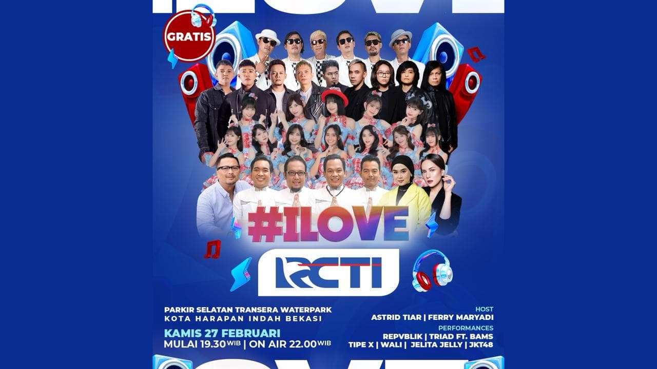 Bertabur Bintang! Konser Musik Penuh Cinta Paling Ditunggu Bersama I LOVE RCTI di Bekasi