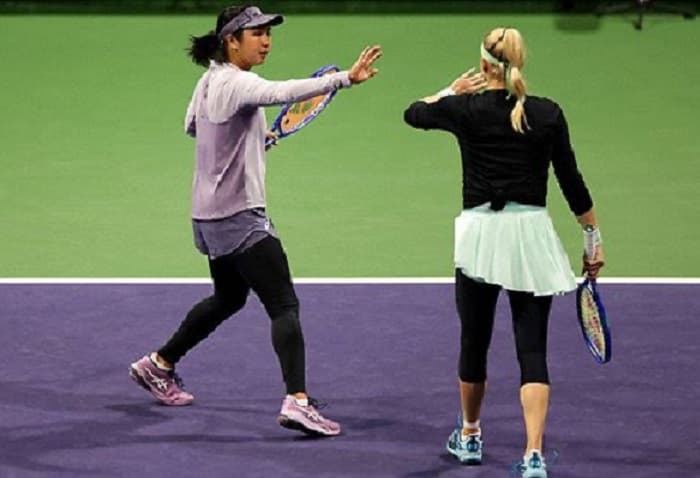 Aldila Sutjiadi Catatkan Comeback Gemilang di Indian Wells, Singkirkan Jessica Pegula