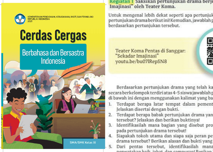 Kunci Jawaban Bahasa Indonesia Kelas 11 Halaman 131 Kurikulum Merdeka: Kegiatan 1 'Sekadar Imajinasi'
