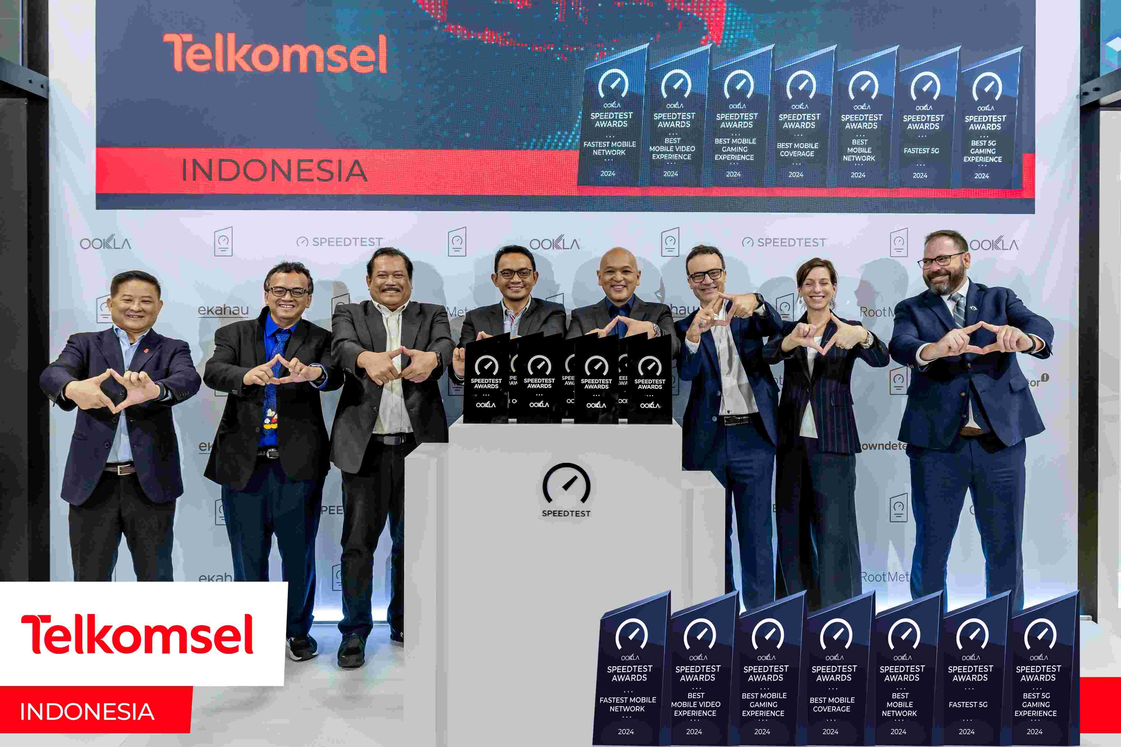 Telkomsel Raih 7 Penghargaan di Ookla Speedtest Awards Q3-Q4 2024 dan 7 Kali Berturut-turut sebagai Best Mobile Network