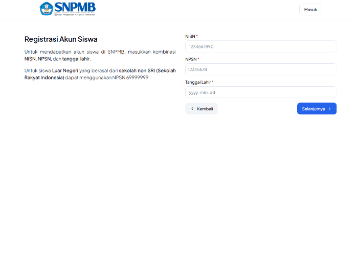 Link Pendaftaran Akun SNBT 2025, Lengkap dengan Cara Daftar dan Syaratnya!
