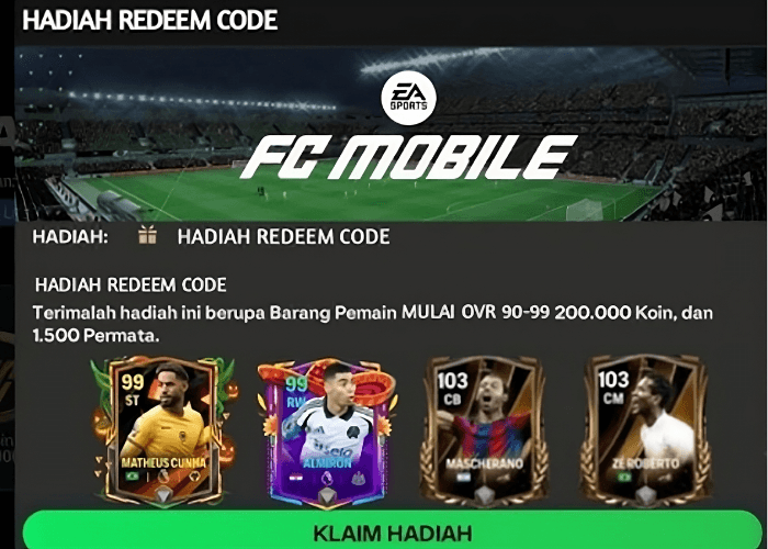 Update! 10 Kode Redeem FC Mobile 12 Maret 2025: Klaim Hadiah Eksklusif Sekarang!