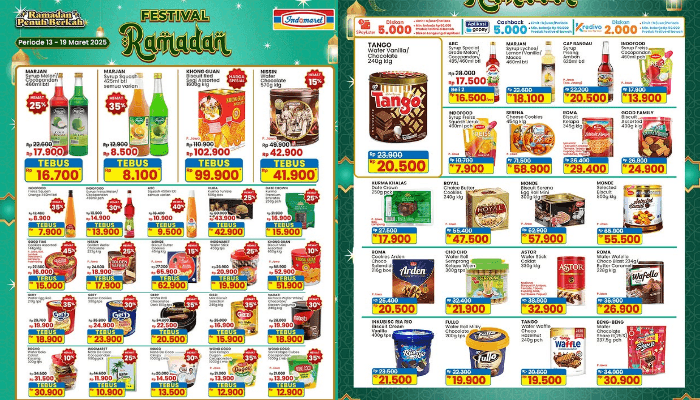 Katalog Promo JSM Indomaret Terbaru 13-19 Maret, Banjir Diskon Gede-gedean Spesial Ramadhan!