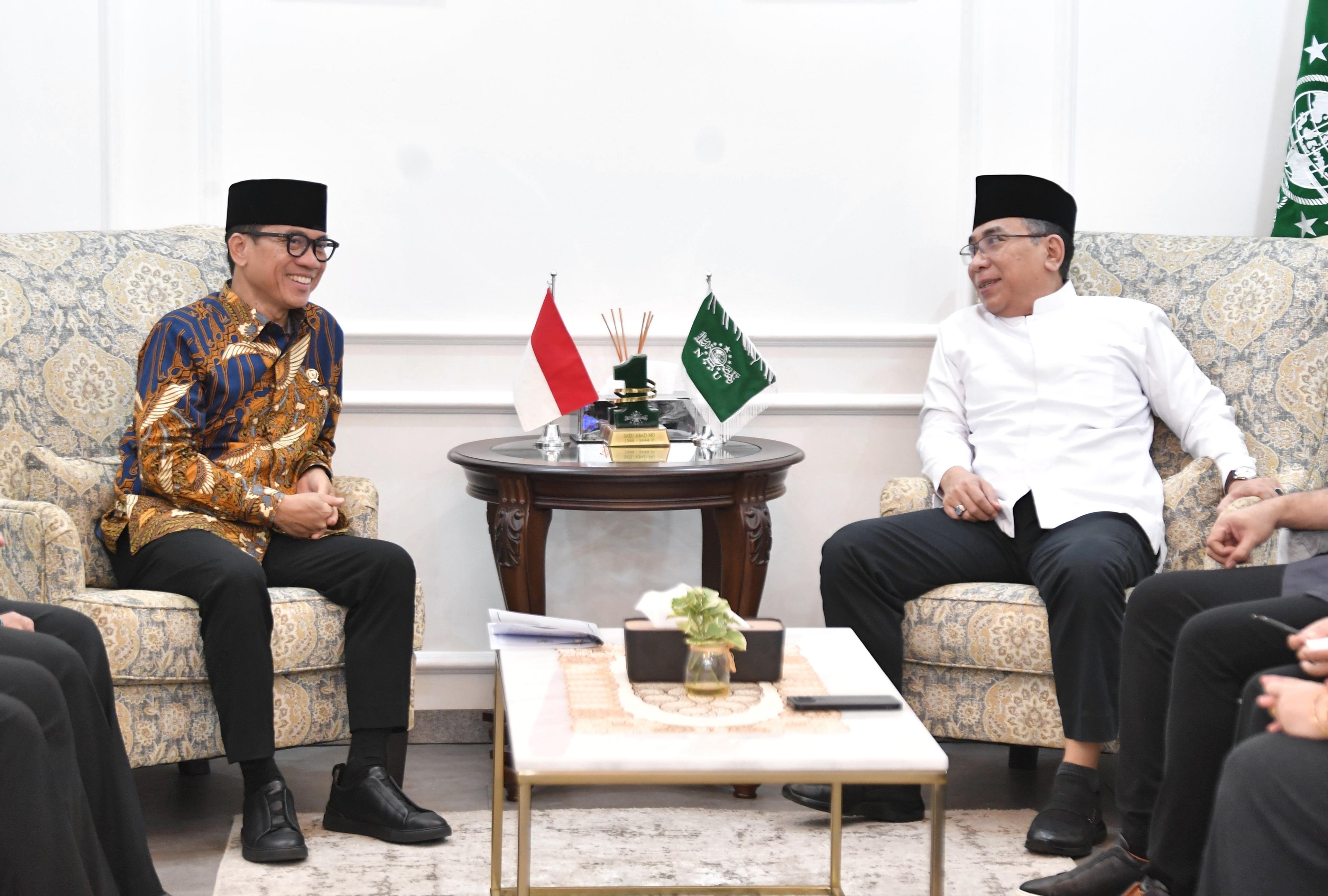 Mendes Gandeng PBNU Selesaikan Masalah Sosial Ekonomi di Perdesaan