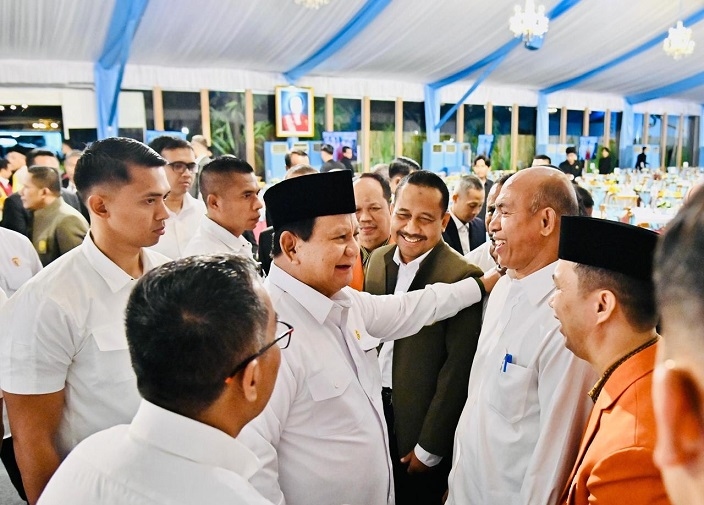 Silaturahmi dengan Rektor, Presiden Prabowo Sampaikan Prospek Indonesia Cerah