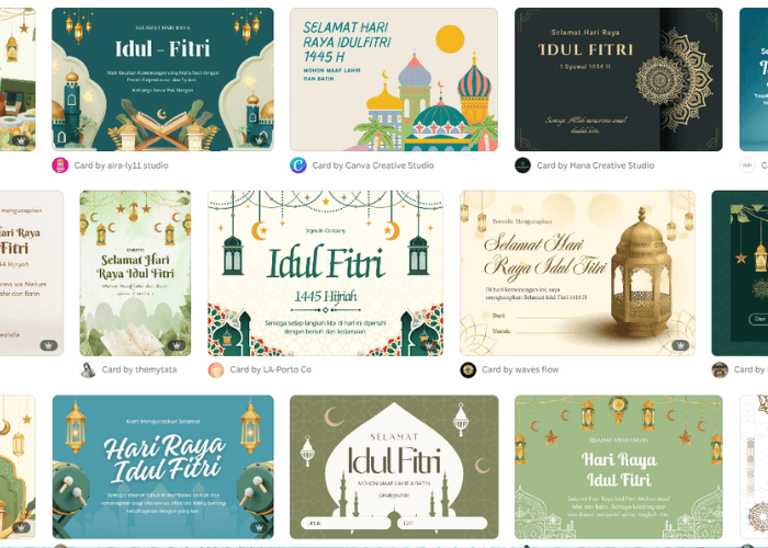 Ini 12 Aplikasi untuk Buat Kartu Ucapan Selamat Hari Raya Idul Fitri 2025 Mudah dan Gratis!