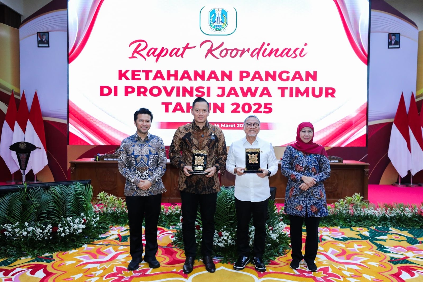 AHY Tekankan Pentingnya Infrastruktur Berkelanjutan untuk Ketahanan Pangan di Jatim