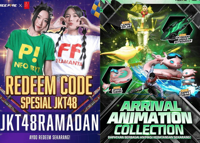 Khusus Ramadhan! Cek 20 Kode Redeem FF Terbaru Hari Ini 15 Maret 2025, Banyak Hadiah Gratis Edisi JKT48 dan RRQ KAZU!