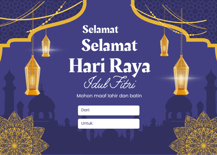 20 Link Download Kartu Ucapan Idul Fitri 2025 Lengkap dengan Ucapan, Mudah Dibagikan!