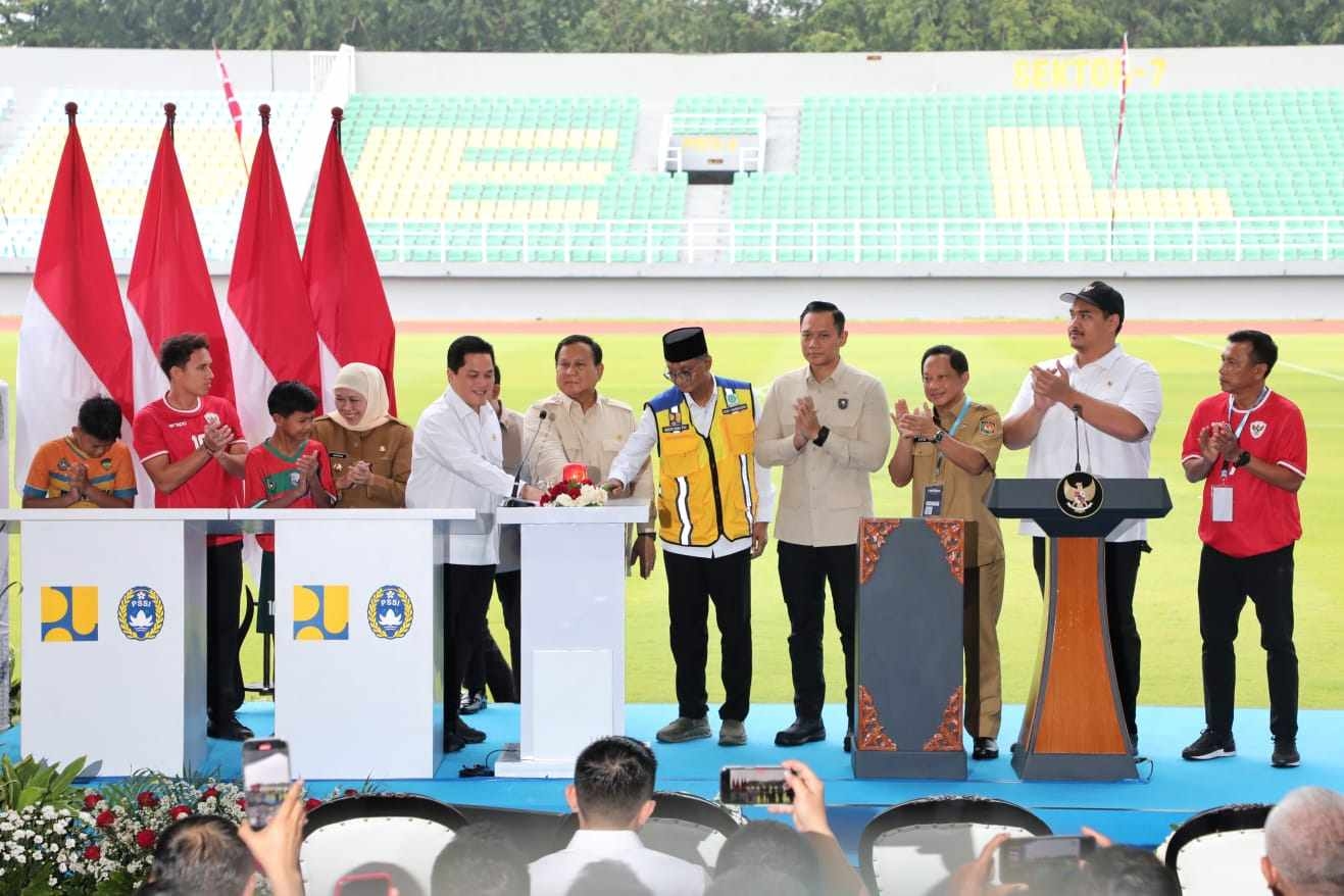 Daftar 17 Stadion Standar FIFA yang Diresmikan Presiden Prabowo Subianto