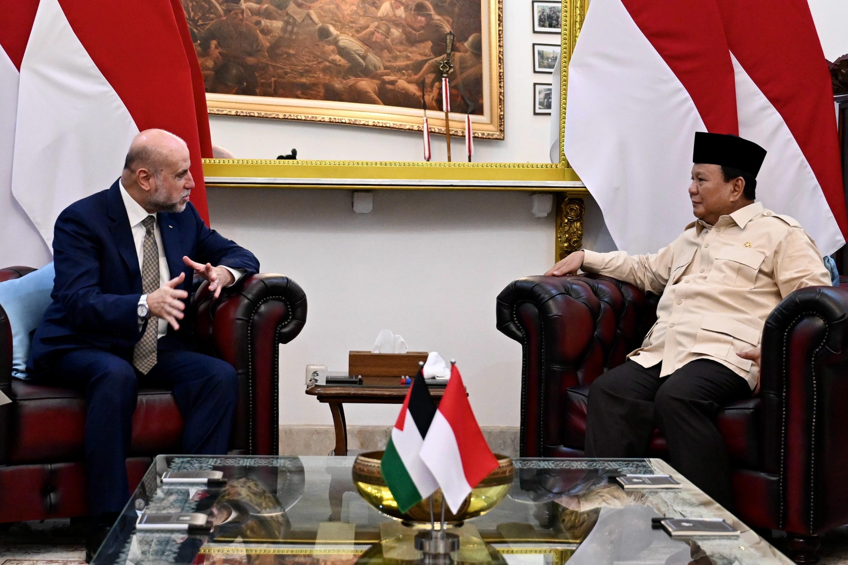 Prabowo Terima Surat Khusus dari Presiden Palestina, Bahas Situasi Buruk Akibat Agresi Israel