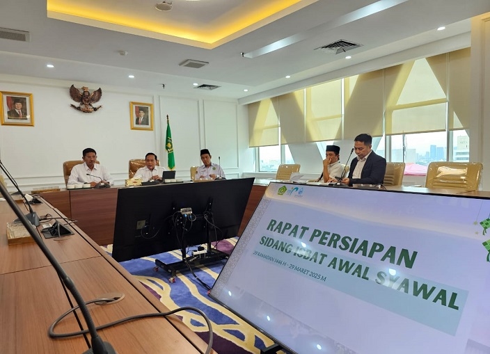 Kemenag Gelar Sidang Isbat Penentuan Awal Syawal 1446 Hijriah pada 29 Maret 2025