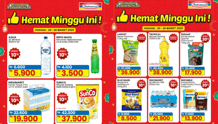 Jangan Sampai Kehabisan! Katalog Promo JSM Indomaret Terbaru 21-23 Maret 2025: Diskon Besar untuk Belanja Hemat Akhir Pekan