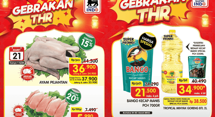Jangan Kehabisan! Promo Superindo Hari Ini 21 Maret 2025 Spesial Ramadhan, Cek Katalog Lengkapnya di Sini!