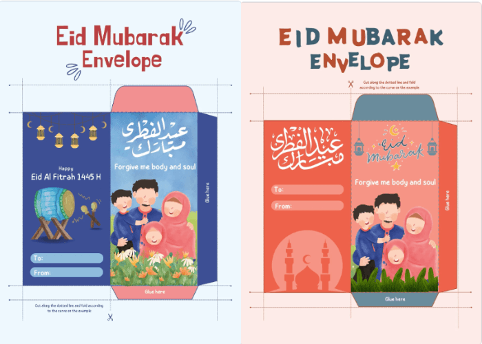 20 Desain Amplop Lebaran 2025 yang Menarik dan Lucu, Gratis Unduh!