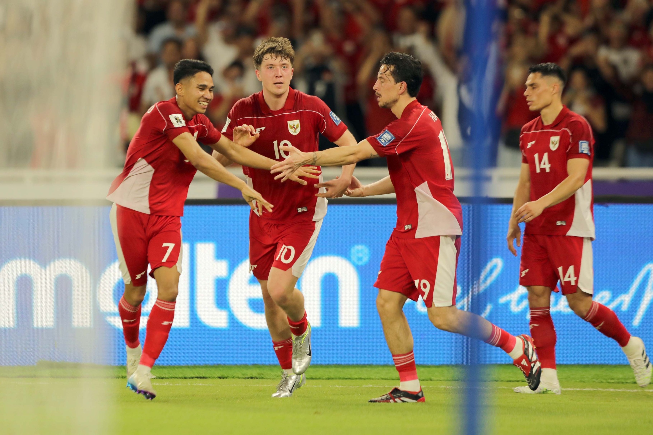 Indonesia vs Bahrain: Gol Ole Romeny Bawa Timnas Garuda Unggul 1-0 di Babak I