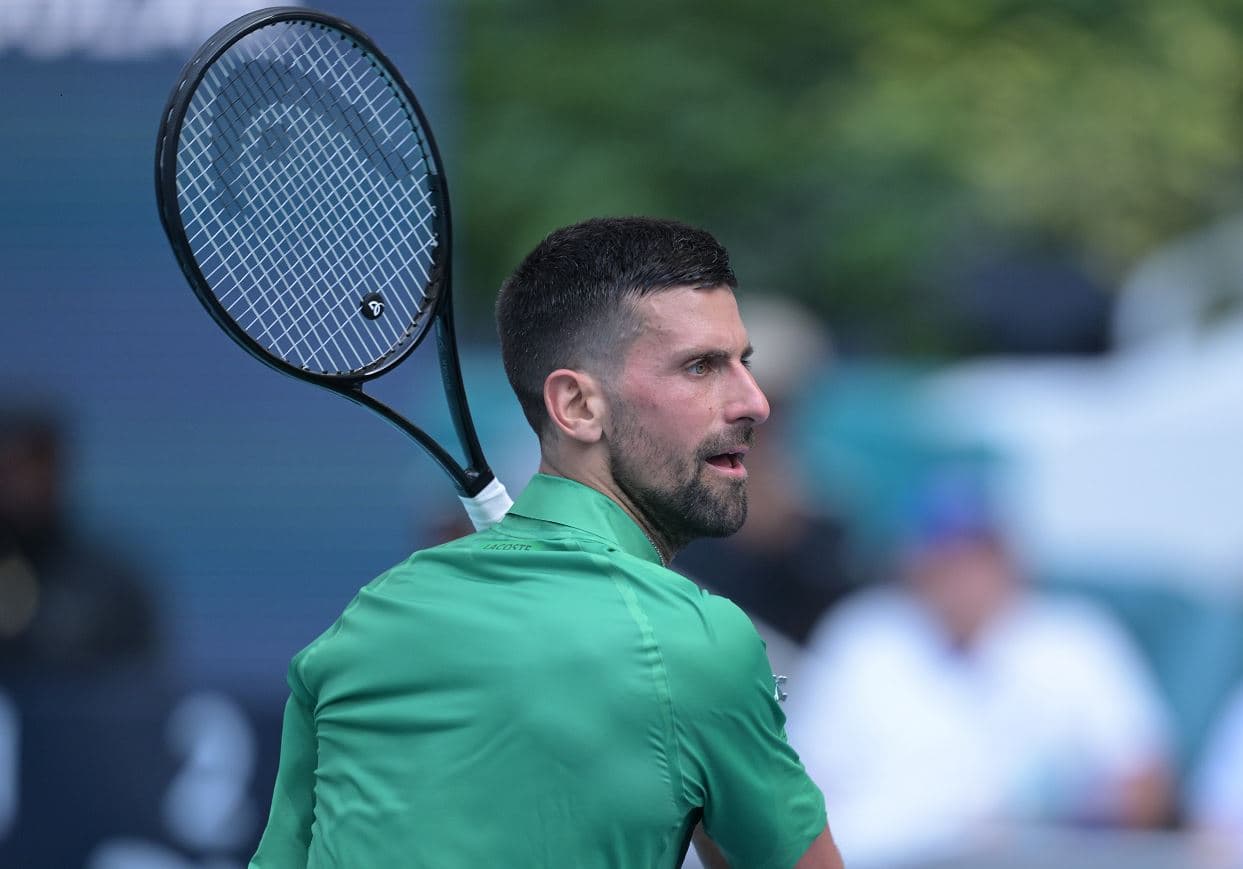 Indian Wells 2026: Sempat Frustasi, Djokovic Susah Payah Redam Kovacevic Demi Tiket 16 Besar