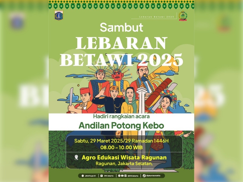 Sambut Lebaran, Pemprov Jakarta Bakal Gelar 'Andilan Potong Kebo'