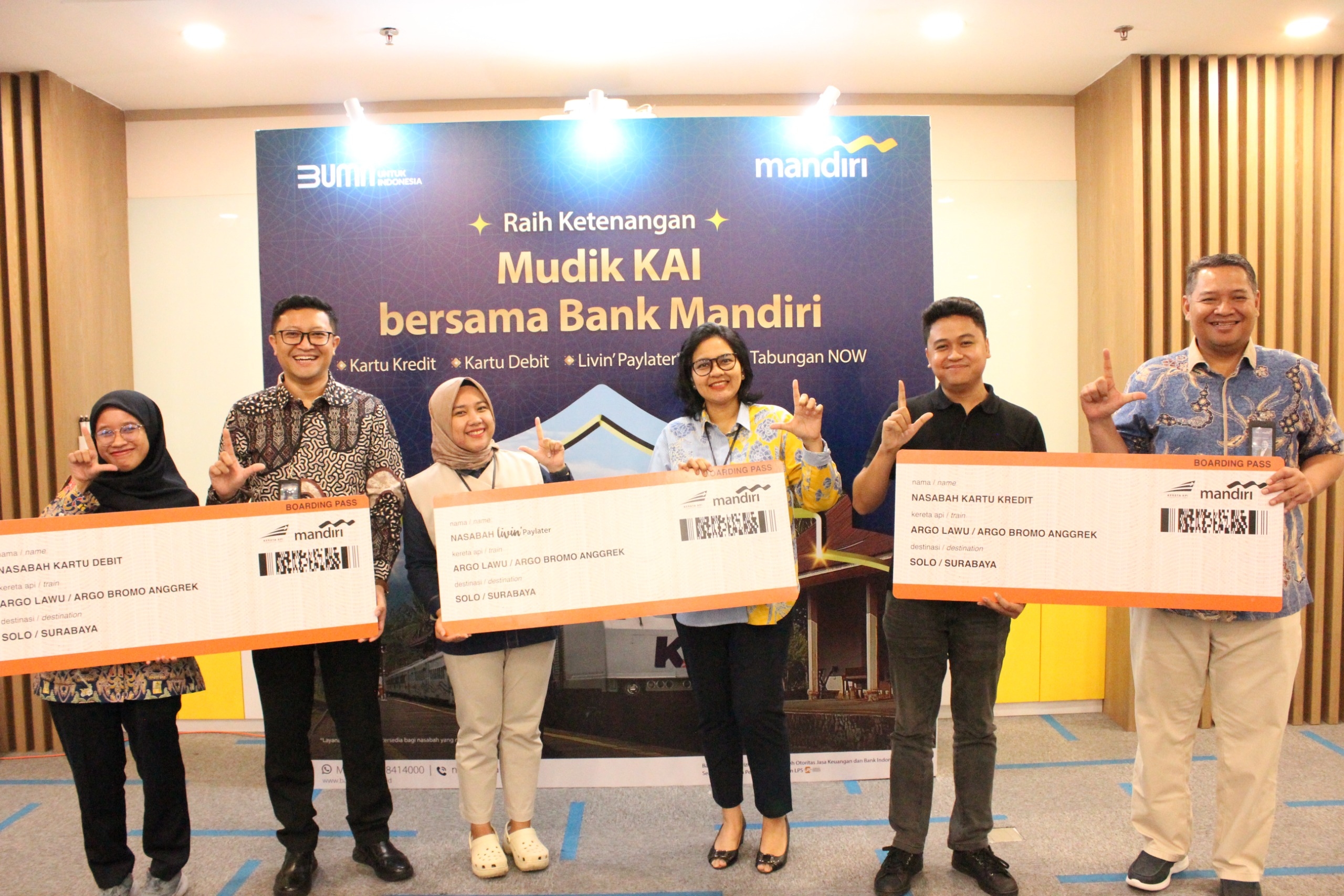Apresiasi Nasabah Aktif, Bank Mandiri Gelar Program Mudik 2025 Gratis Naik Kereta