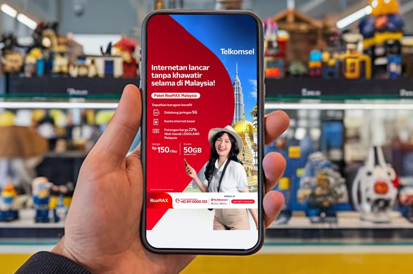 Telkomsel dan Legoland Malaysia Hadirkan Paket RoaMAX Diskon 22% Tiket Masuk Taman Hiburan Tematik Lego Terbesar di Asia