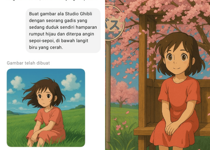 GRATIS! Tutorial Bikin Foto Ala Studio Ghibli dengan ChatGPT, Dijamin Hasil Estetik dan Kualitas Tinggi!