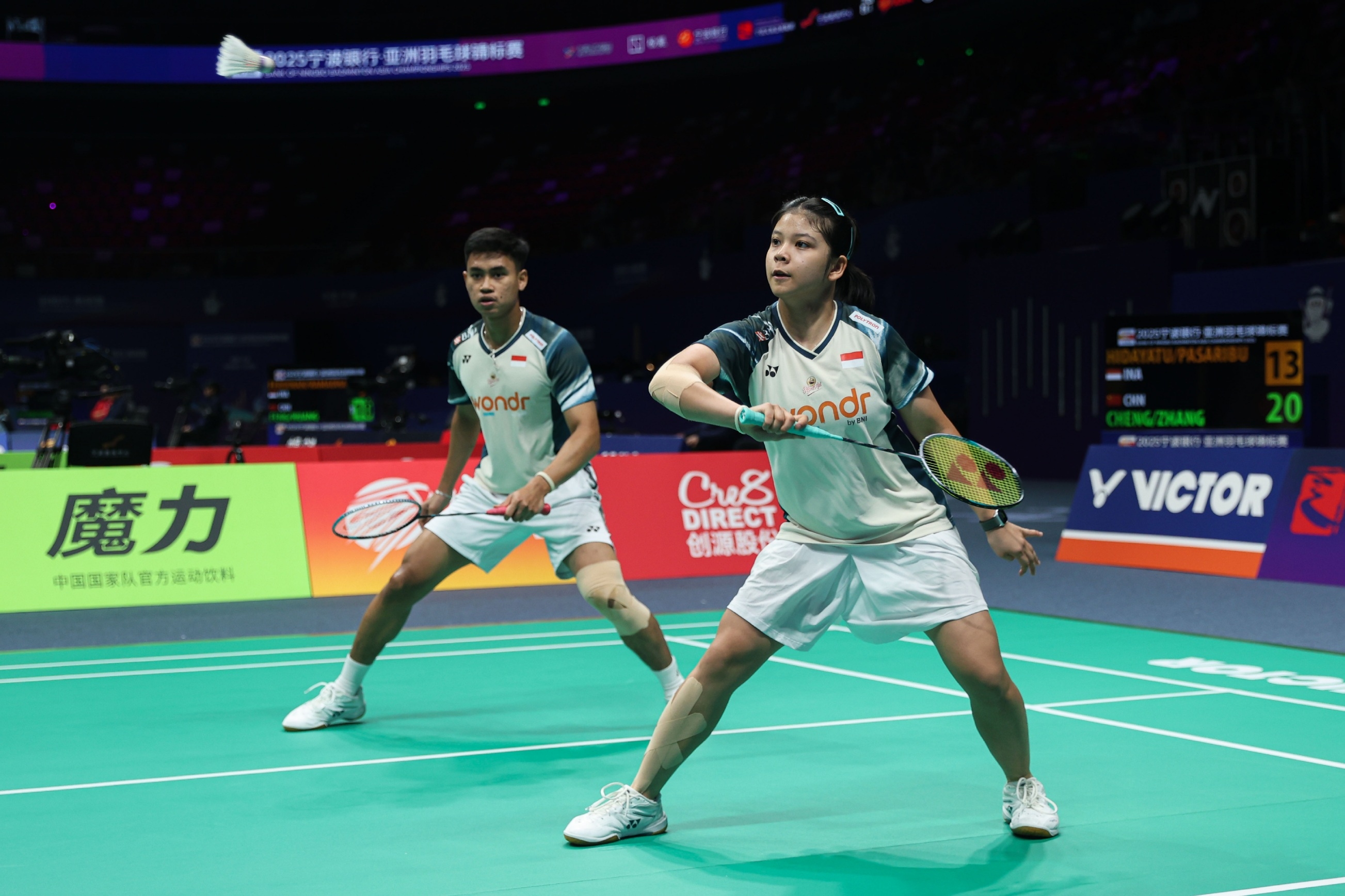 Kejuaraan Bulutangkis Asia: Diwarnai Banting Raket, Jafar/Felisha Lancar di Laga Debut