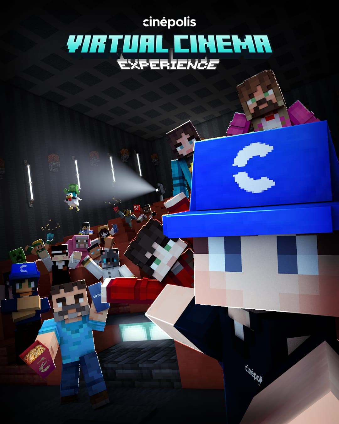 Cinépolis Cinemas Luncurkan Virtual Cinema Experience di Minecraft
