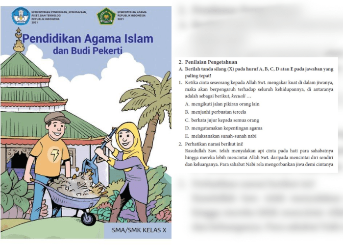 Kunci Jawaban PAI Kelas 10 Halaman 197-201: Penilaian Pengetahuan BAB 7