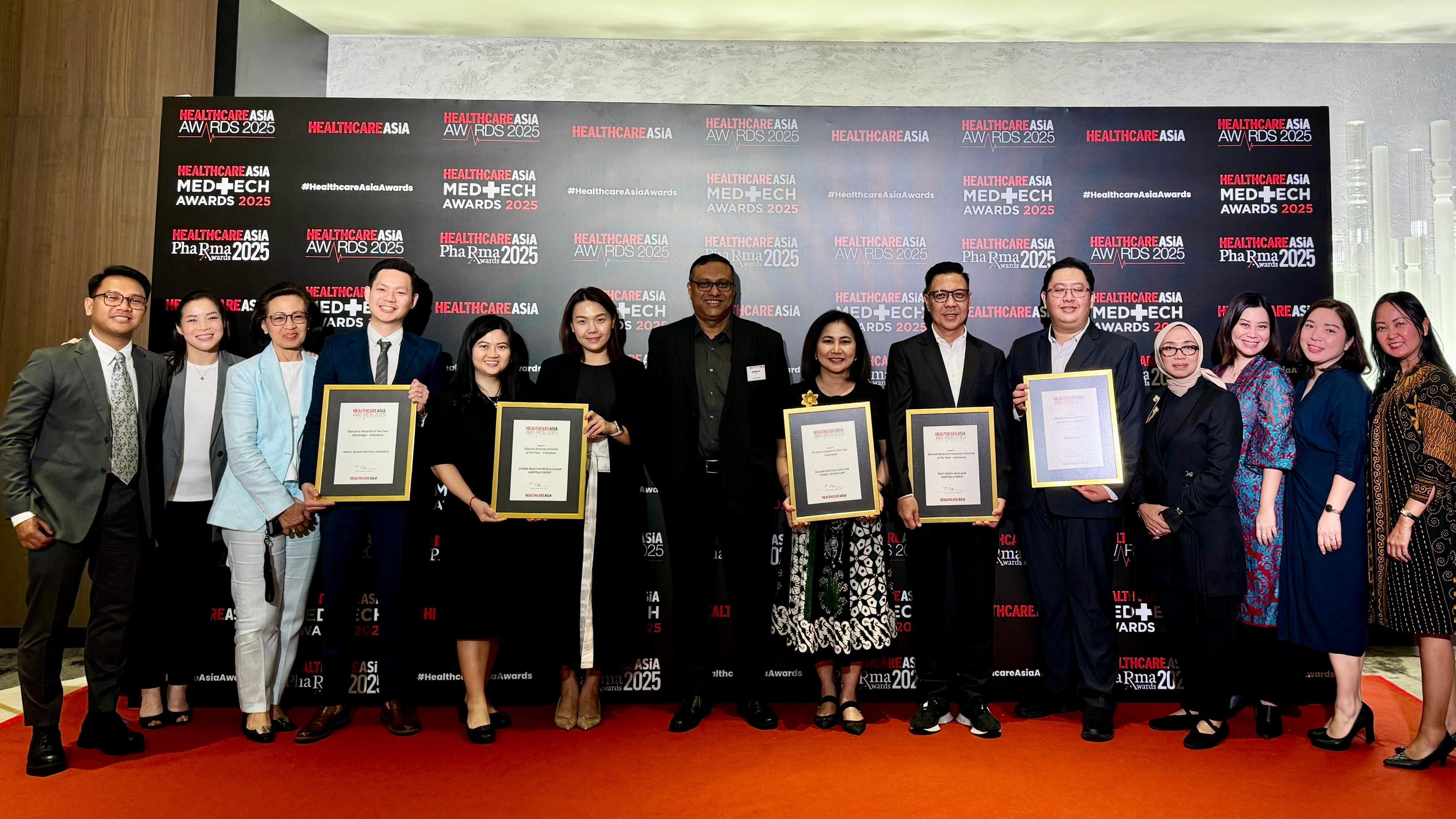 Siloam Hospitals Group Borong 5 Penghargaan Bergengsi di Healthcare Asia Awards 2025