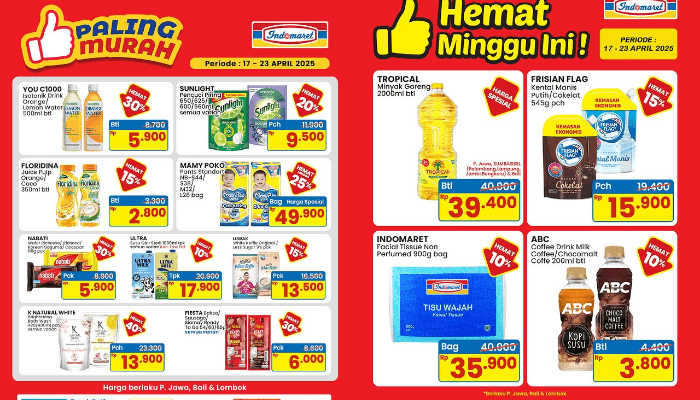 Katalog Promo Indomaret Terbaru Periode 17-23 April 2025: Rincian Harga dan Daftar Produk Cek di Sini!