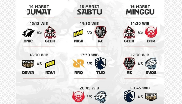 Terbaru! Jadwal dan Cara Nonton MPL ID Season 15 Minggu Keempat, Segera Buka Situs Resmi Ini