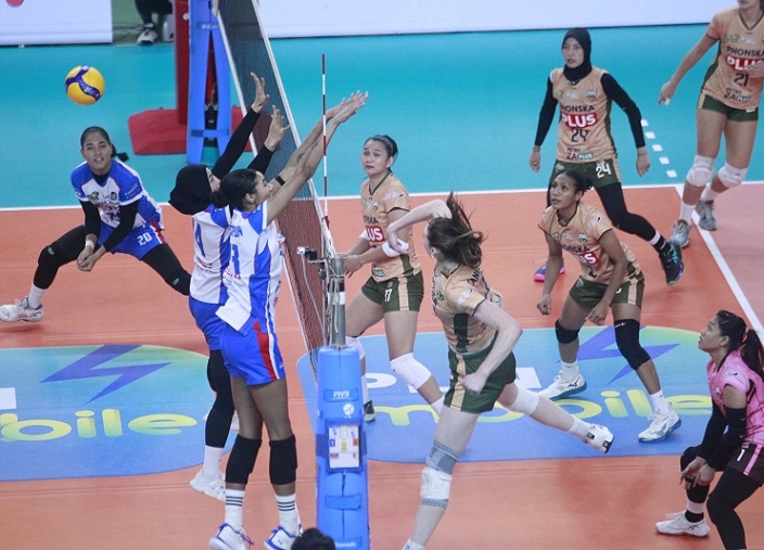 Tim Voli Putri Gresik Petrokimia Raih Kemenangan Perdana di Final Four, Taklukkan Pertamina Enduro