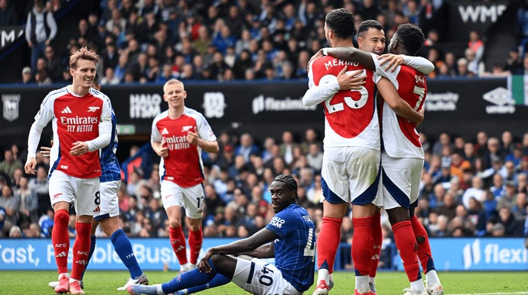 Ipswich vs Arsenal: Menang 4 Gol tanpa Balas, The Gunners Tunda Pesta Juara Liverpool