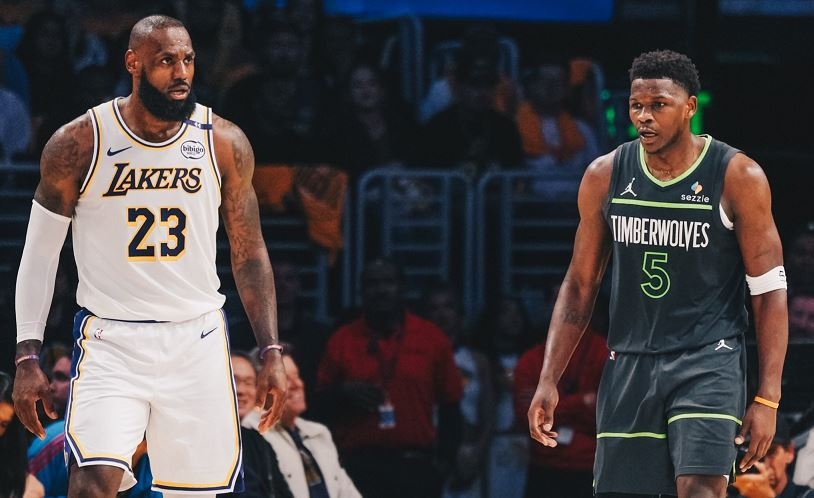 Play-Off NBA: Transisi Buruk Bikin Lakers Kalah 95-117 atas Timberwolves di Laga Perdana