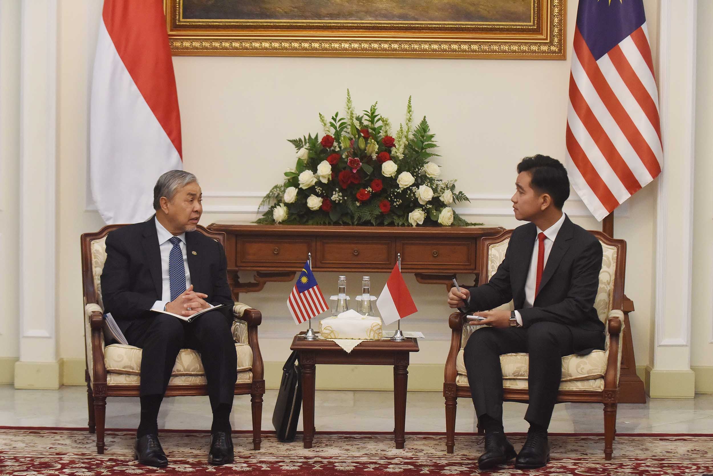 Bertemu Wakil PM Malaysia, Gibran Dorong Kerja Sama Industri Halal hingga Pembangunan Manusia