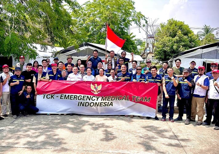 Dedikasi Dokter IDI Bersama TCK EMT Indonesia Menangani Ribuan Korban Gempa Myanmar