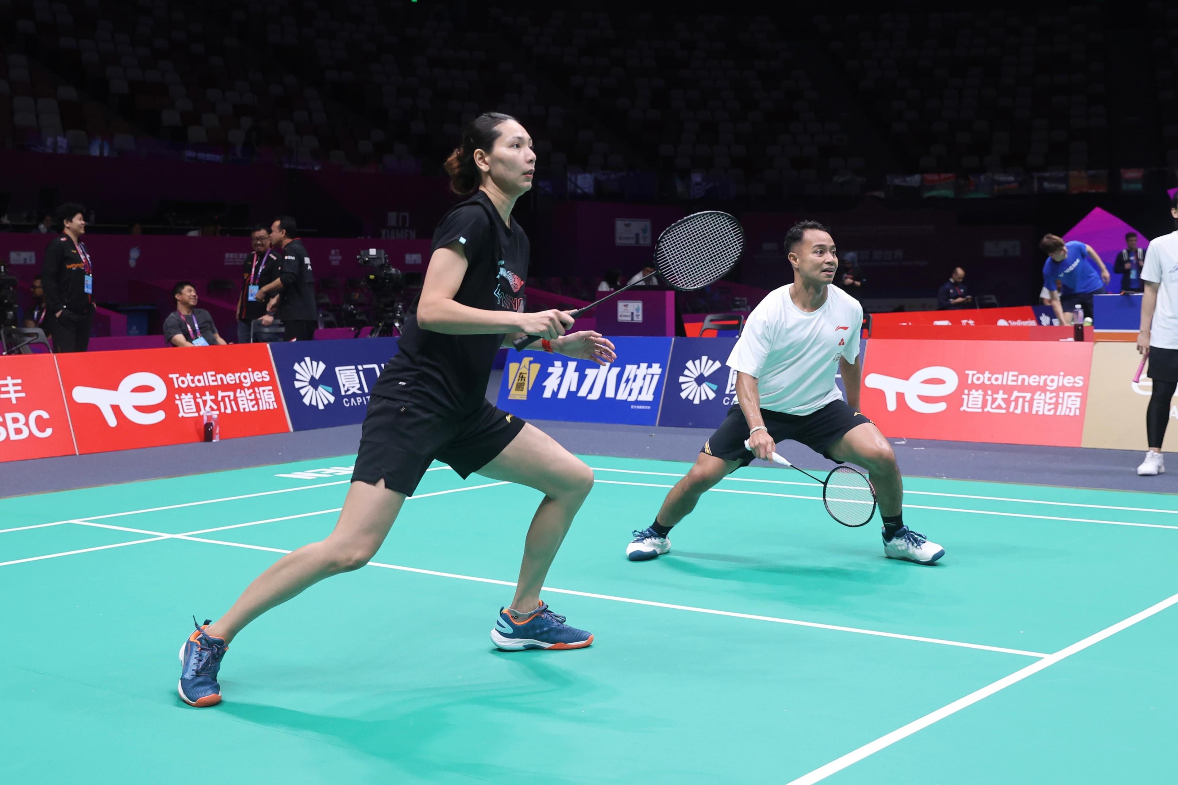Piala Sudirman: Jajal Arena Pertandingan, Skuad Indonesia Antisipasi Angin dan Shuttlecock