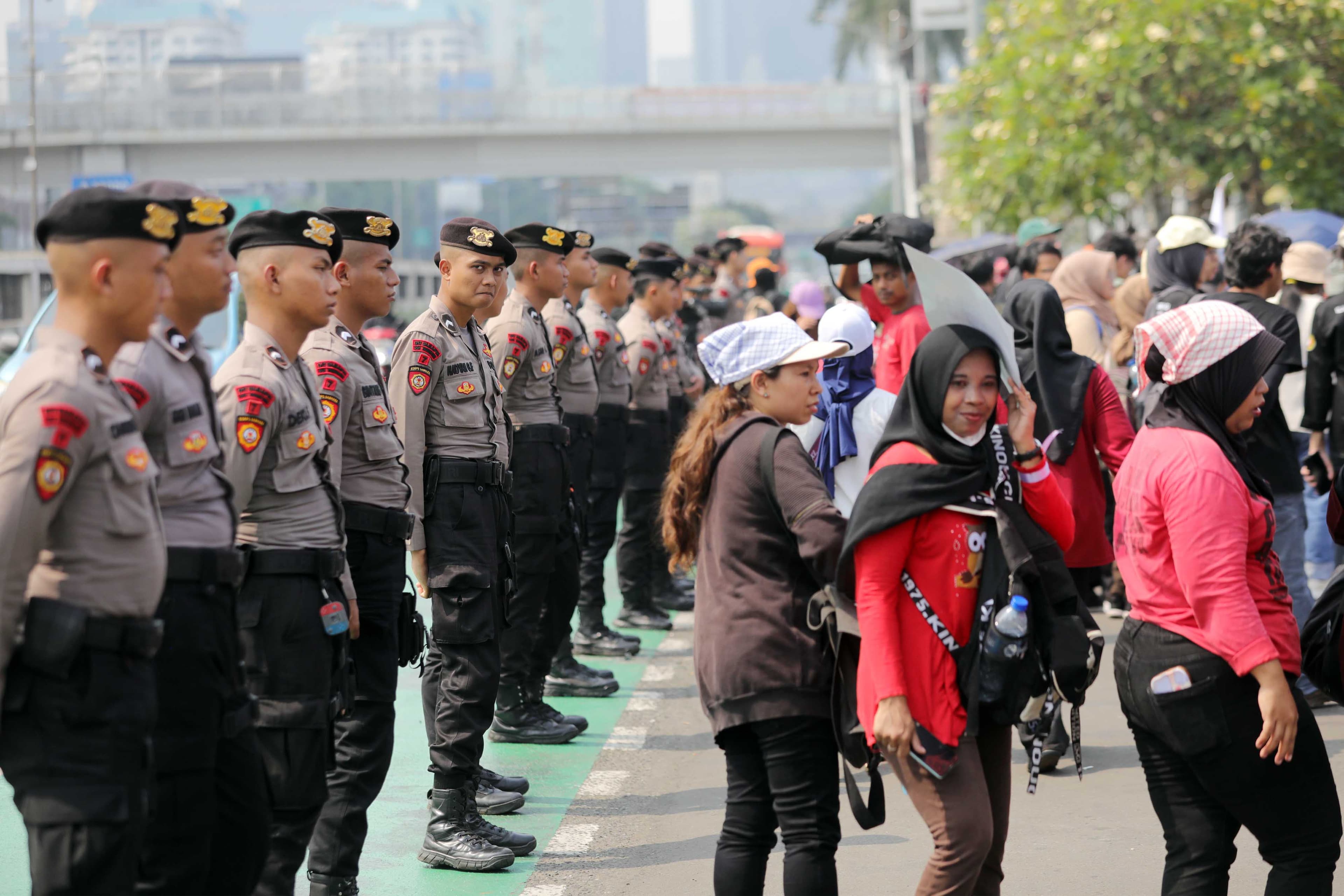 Ribuan Personel Gabungan Siap Amankan Demo Buruh 28 Agustus