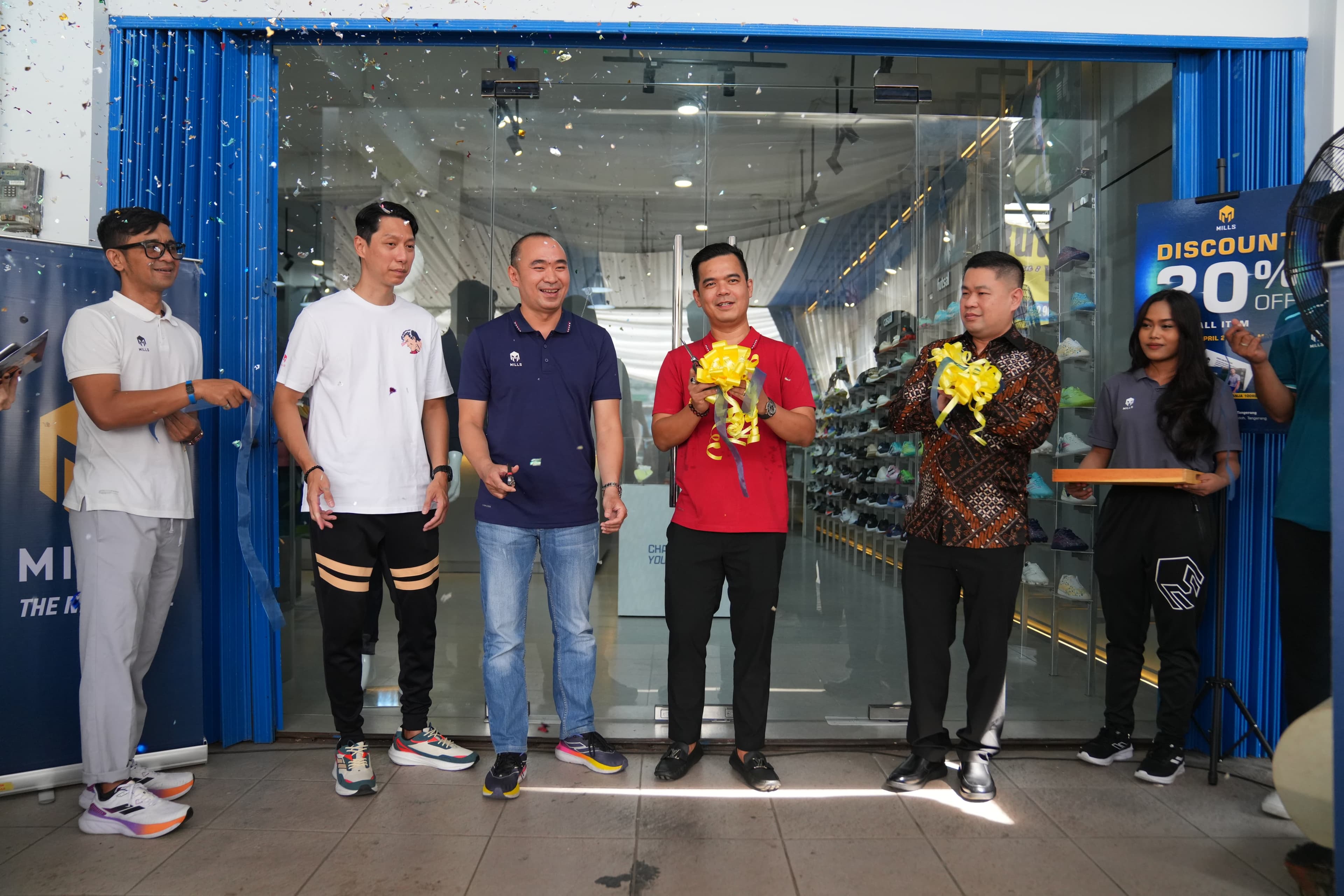 Mills Resmikan Store Baru di Tangerang, Dekatkan Produk Lokal ke Pecinta Olahraga
