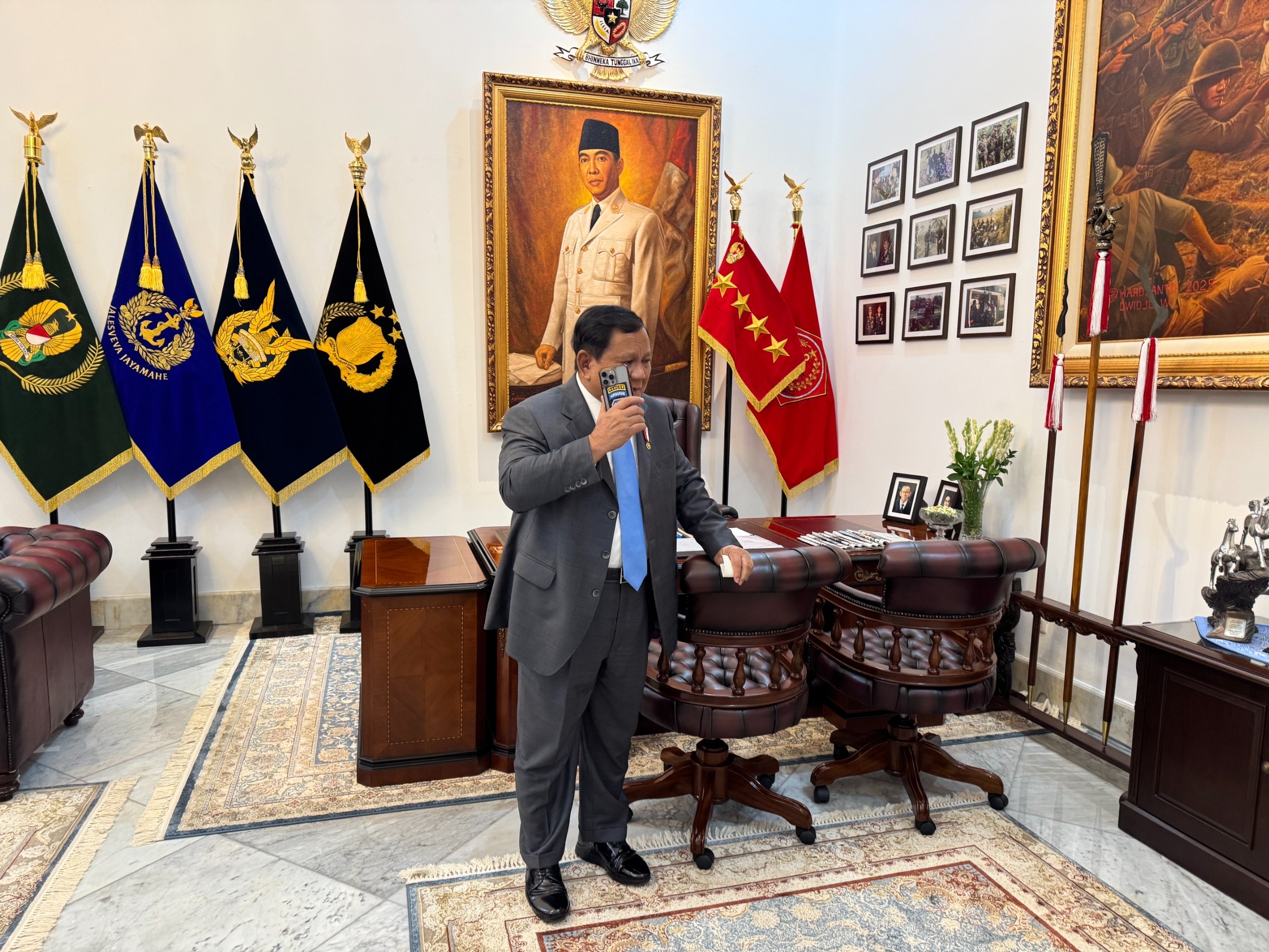 Prabowo Beri Selamat PM Lawrence Wong Atas Kemenangan di Pemilu Singapura