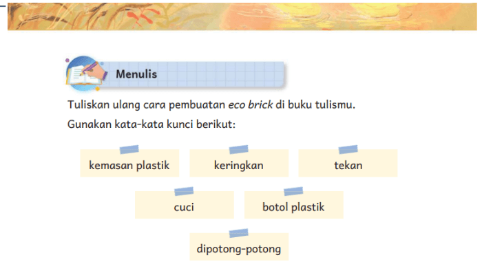 Kunci Jawaban Bahasa Indonesia Kelas 2 Halaman 154 Bab 7 Kurikulum Merdeka: Belajar Menulis