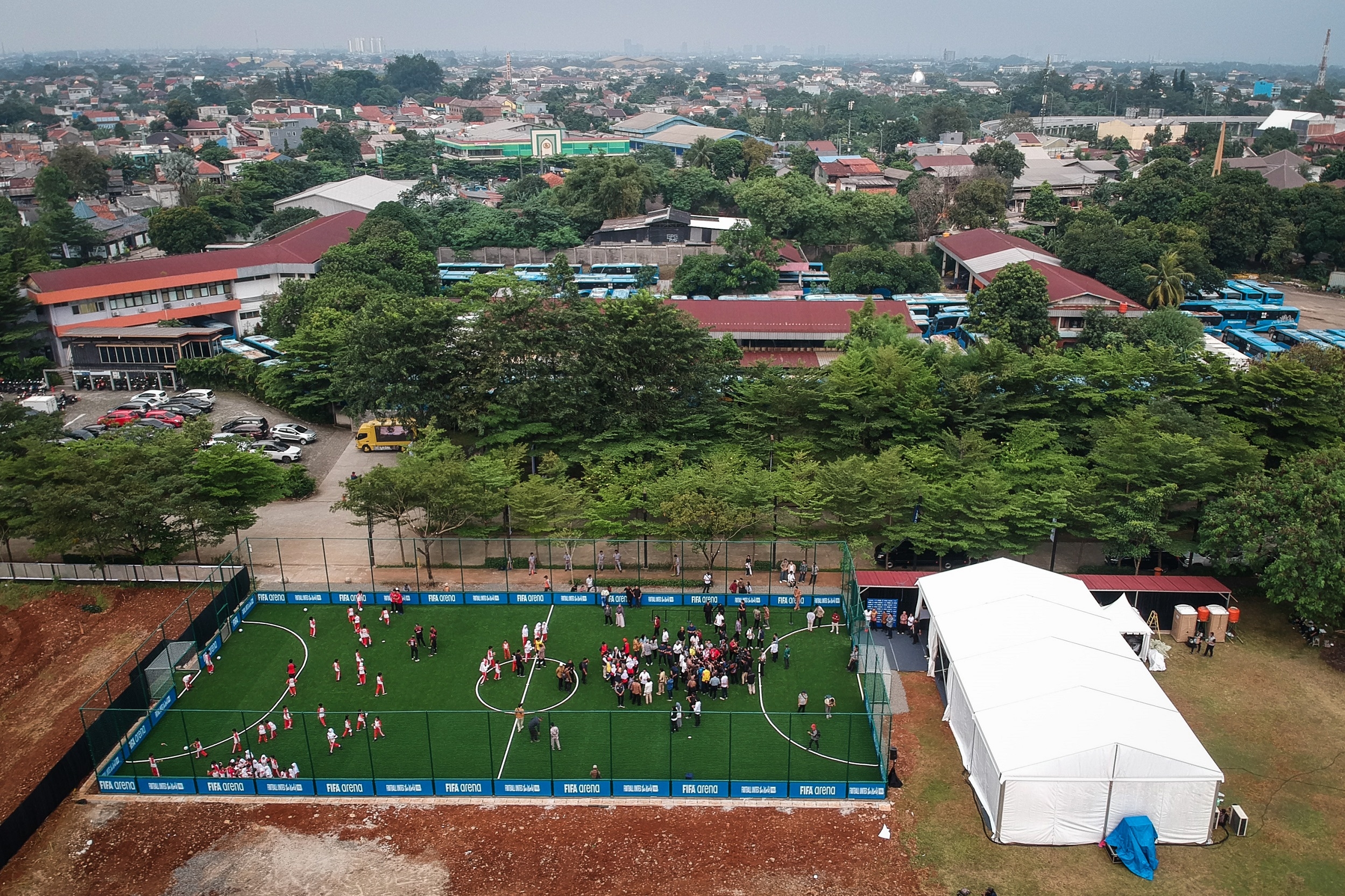 PSSI dan FIFA Resmikan FIFA Arena di Ciputat, Disertai Ucapan Selamat Gianni Infantino