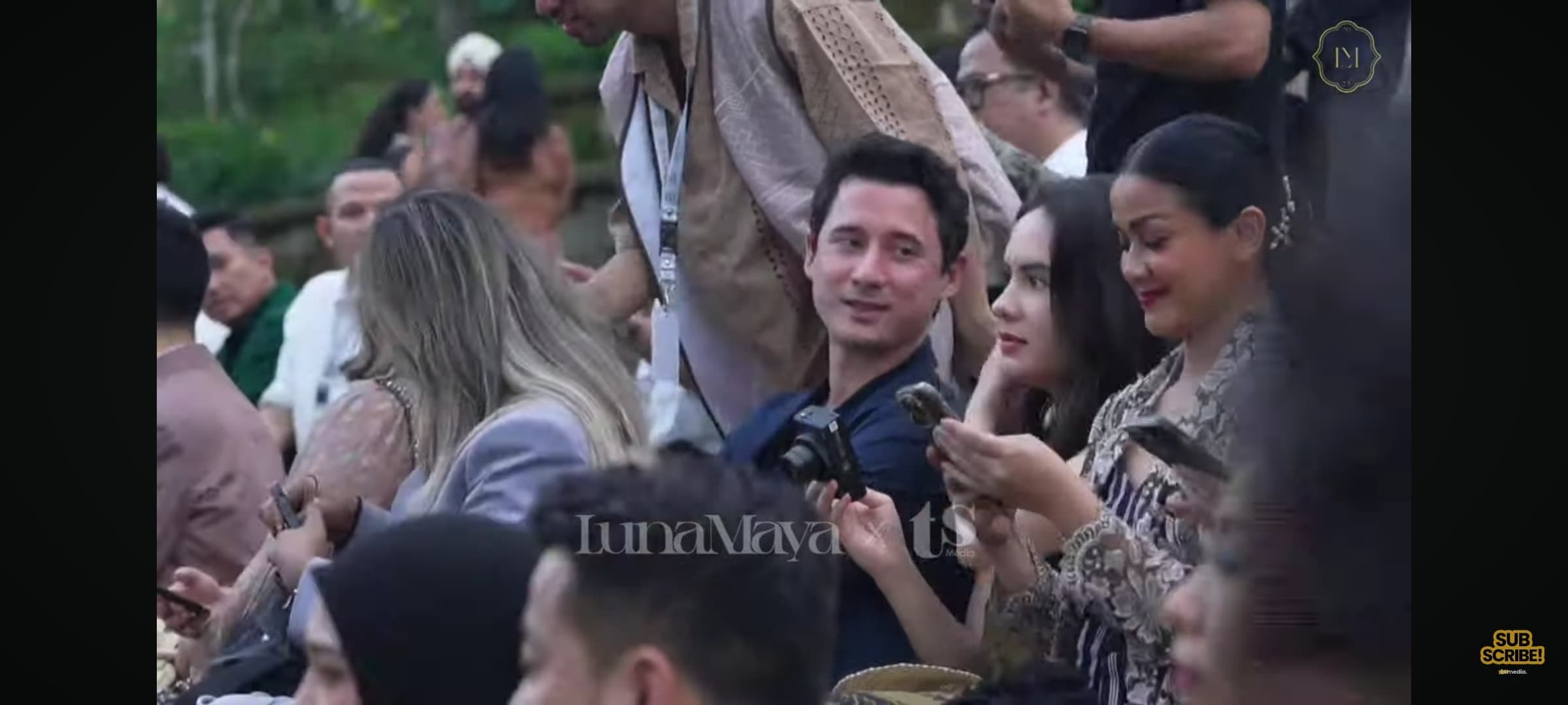 Steffi Zamora Keciduk Bareng Nino Fernandez di Nikahan Luna Maya dan Maxime Bouttier, Pacaran?