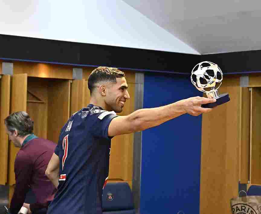 Achraf Hakimi Raih Pemain Terbaik Afrika, Maroko Borong Penghargaan Bergengsi