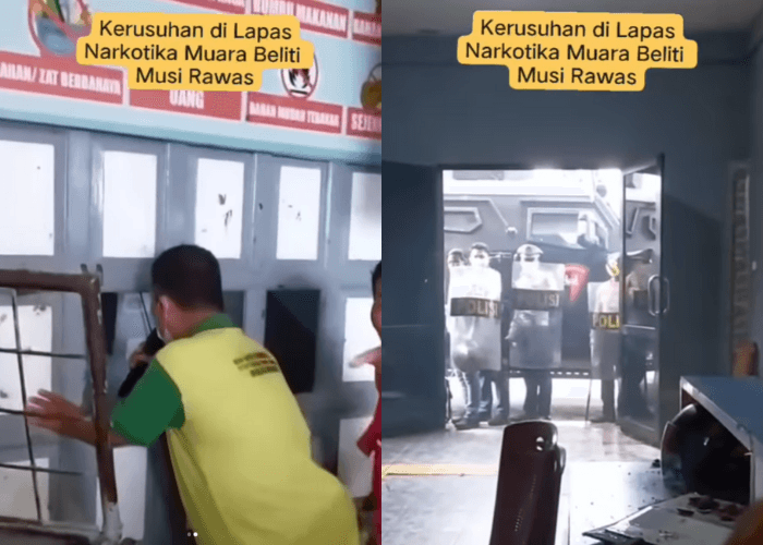 Kerusuhan Pecah di Lapas Narkotika Muara Beliti, Begini Kronologinya!