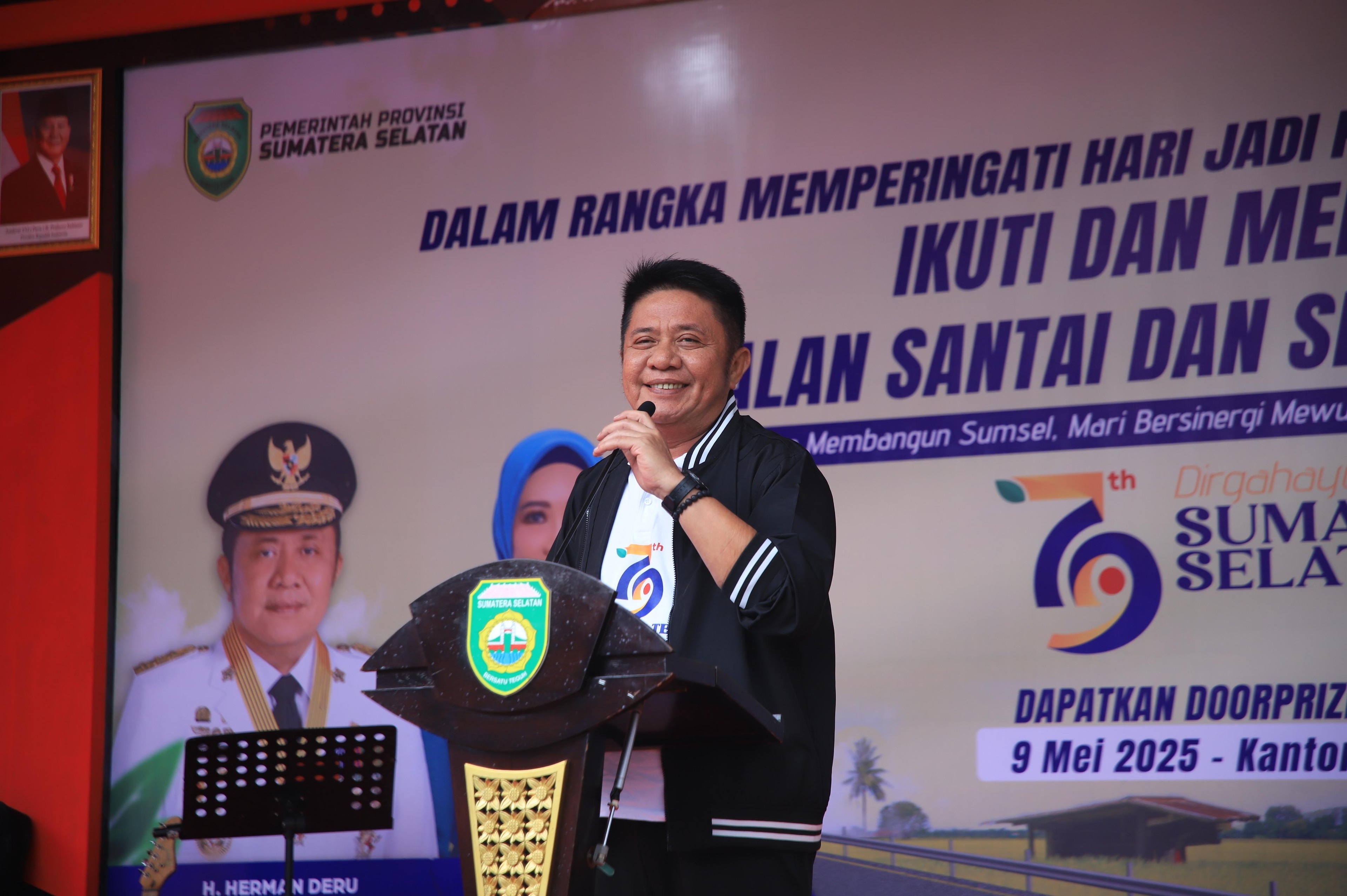 Gubernur Herman Deru Ajak ASN Sumsel 'Melebur Bersama' Semarakkan HUT Provinsi ke-79
